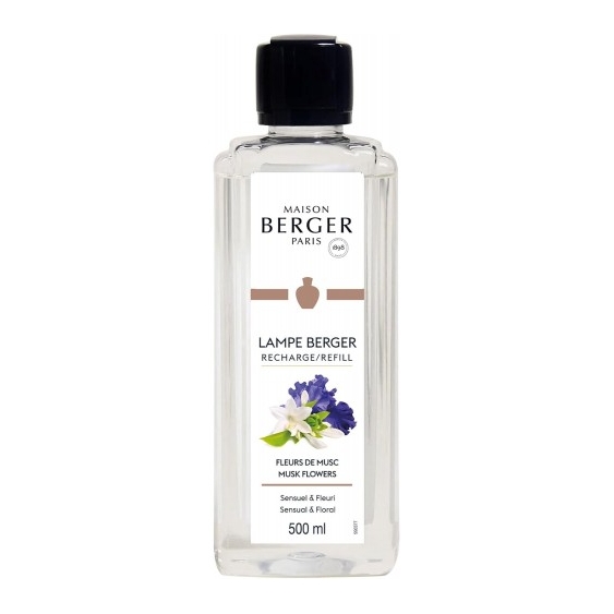 Maison Berger Paris Fleurs de Musc - Ricarica Profumatore per Ambienti 500 ml