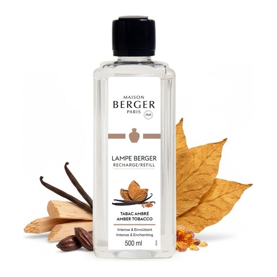 Maison Berger Paris Tabac Ambré - Ricarica Profumatore per Ambienti 500 ml