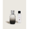 Maison Berger Paris Evanescence - Profumatore per Ambienti Grigio + Ricarica Cuir Mystique 250 ml