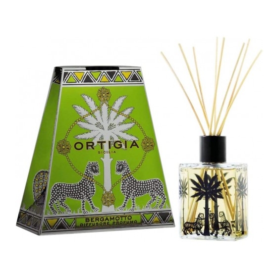 Ortigia Bergamotto - Diffusore Per Ambienti 200 ml + Bastoncini