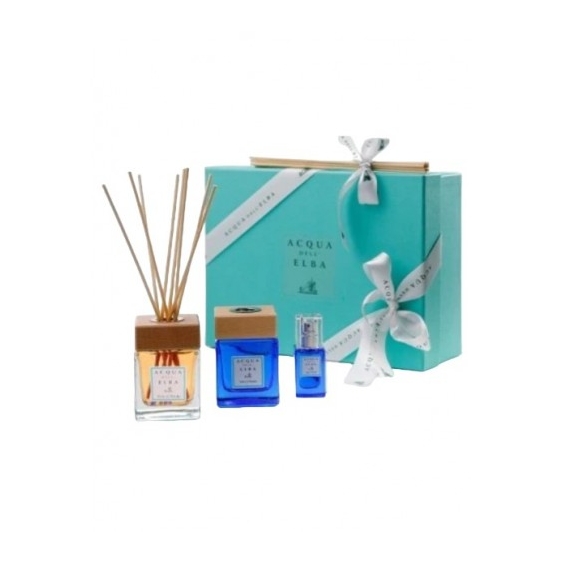 Acqua Dell'Elba Cofanetto Profumi Ambiente - Note Di Natale 100 Ml + Notte D'Estate 100 Ml + Notte D'Estate Deo Ambiente 15 Ml