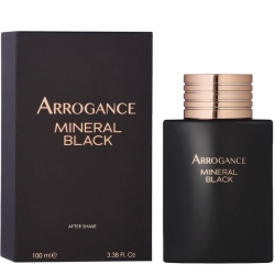 Arrogance Mineral Black - Lozione Dopobarba Legnosa E Speziata 100 Ml