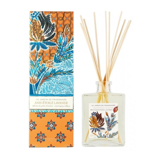 Fragonard Anis Etoile Lavande - Diffusore Profumo Ambienti 200 Ml + 10 Bastoncini
