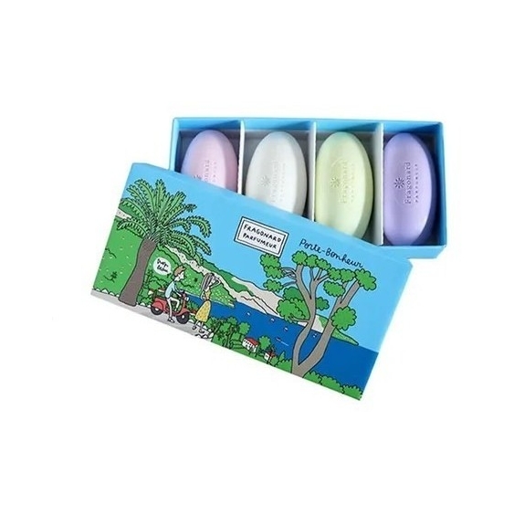 Fragonard Coffret Savons Porte Bonheur - 4 Saponette Artigianali