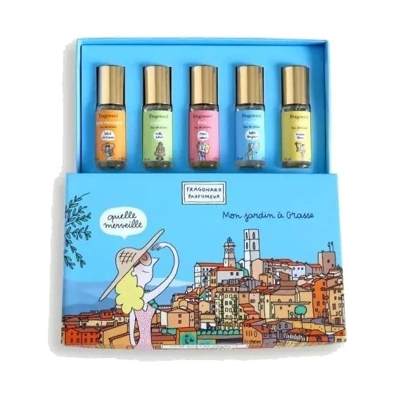 Fragonard Cofanetto Mon Jardin A Grasse Donna - Eau De Toilette 5 X 10 Ml
