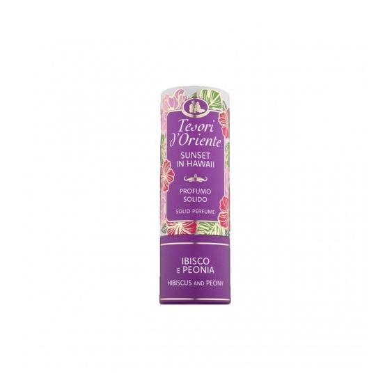 Tesori D'Oriente Sunset In Hawaii Ibisco E Peonia - Profumo Solido Donna 7 ml