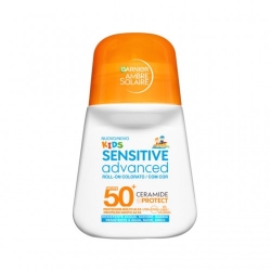 Garnier Crema solare per bambini 50+ Spf Kids Sensitive Advanced Roll-On Colorato 50 ml