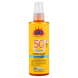 Prep Crema Solare 50 SPF Lozione Invisible Protezione Alta Spray 175 ml