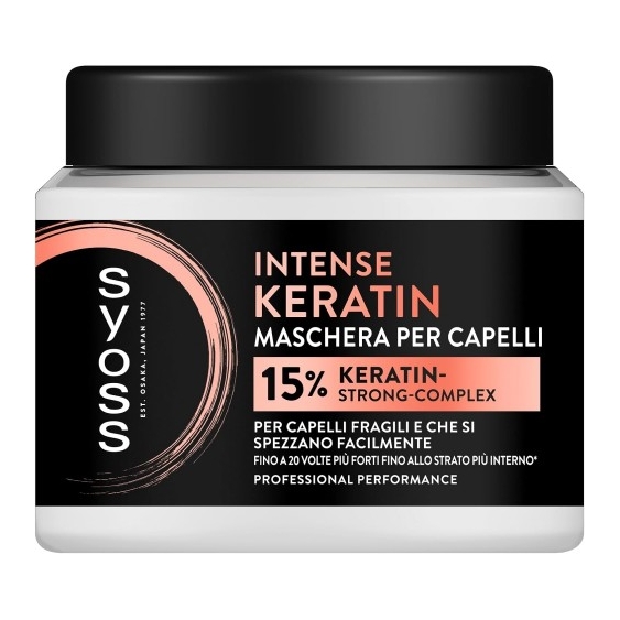 Syoss Intense Keratin - Maschera Per Capelli Fragili 400 ml