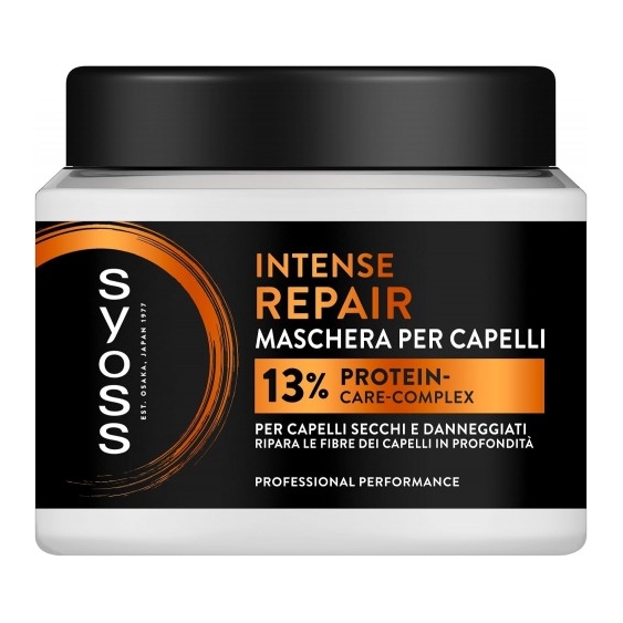 Syoss Intense Repair - Maschera Per Capelli Secchi e Danneggiati 400 ml