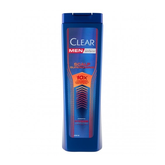 Clear Scalp Super Charge - Shampoo Antiforfora Uomo Controllo Sebo e Prurito 225 ml