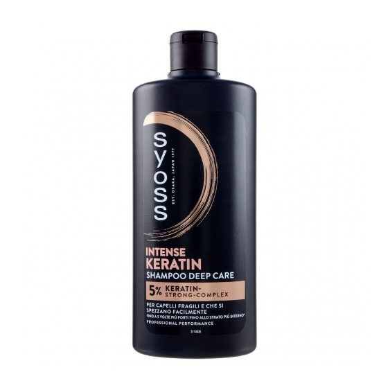 Syoss Intense Keratin Deep Care - Shampoo Per Capelli Fragili 440 ml