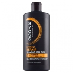 Syoss Intense Repair - Shampoo Riparatore per Capelli Secchi e Danneggiati 440 ml