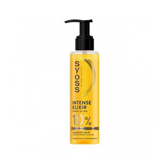 Syoss Intense Elixir - Olio Senza Risciacquo Nutriente e Leggero per Capelli Secchi e Danneggiati 100 ml