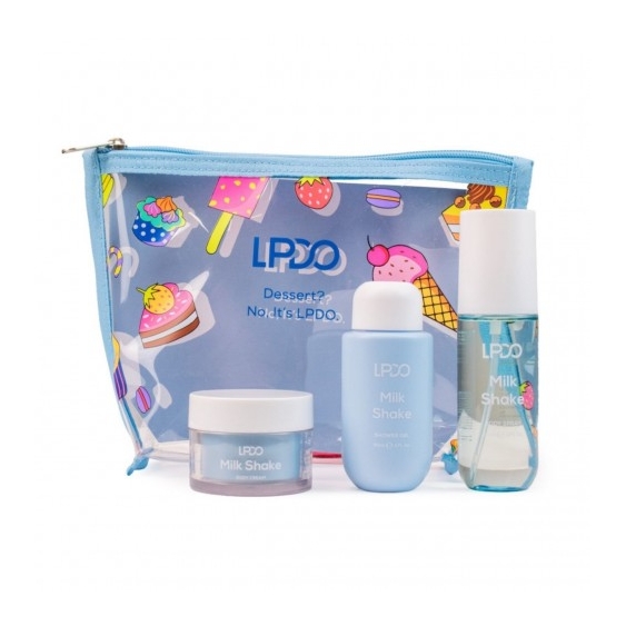 Lpdo Summer Kit Milk Shake Body Spray 90 ml + Shower Gel 90 ml + Body Cream 50 ml