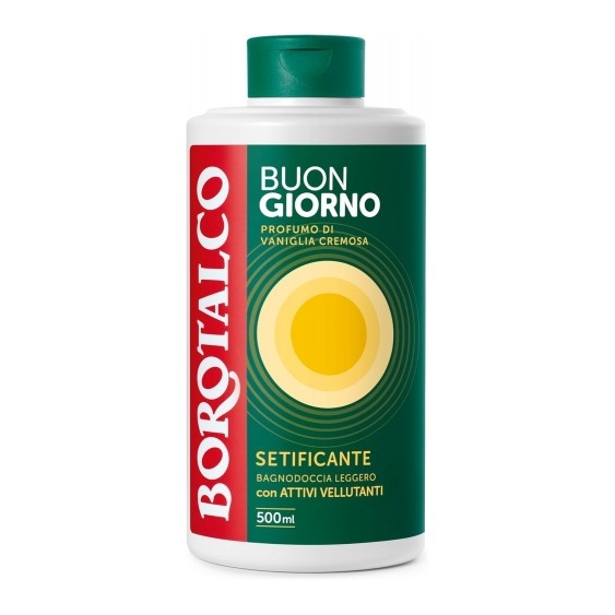 Borotalco Buuongiorno Profumo di Vaniglia Cremosa - Bagnodoccia Leggero 500 ml