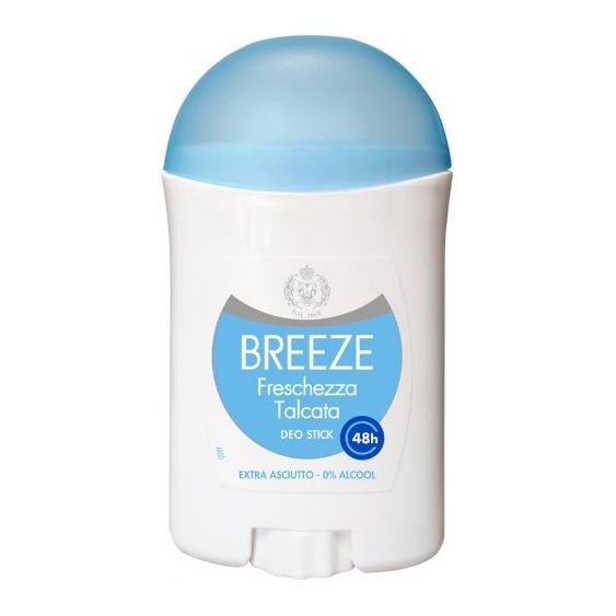 Breeze Freschezza Talcata Deo Stick Protezione 48h Senza Alcool per Pelli Sensibili 40 ml