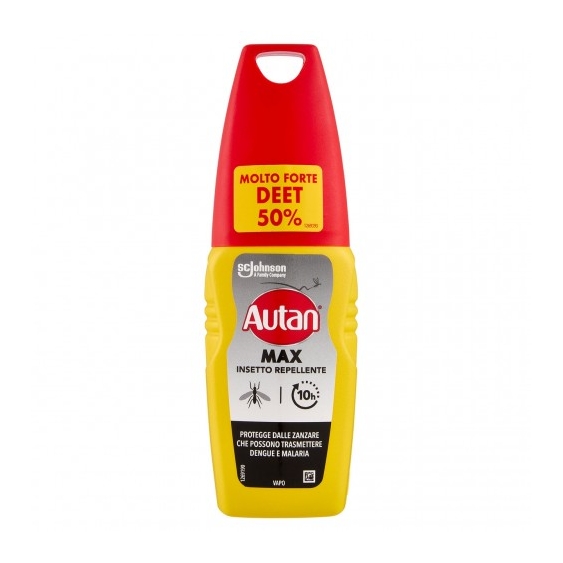 Autan Max Insetto Repellente E Antizanzare Comuni, Tigri, Tropicali, Zecche E Tafani 100 ml