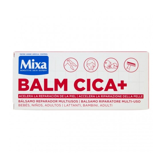 Mixa Balm Cica+ - Trattamento Riparatore Multi-uso per Pelli Sensibili 50 ml