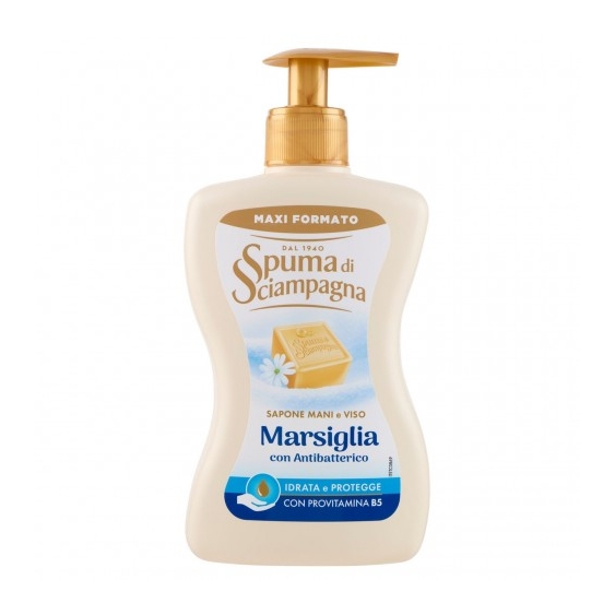 Spuma Di Sciampagna Sapone Mani E Viso Marsiglia Con Antibatterico 430 ml