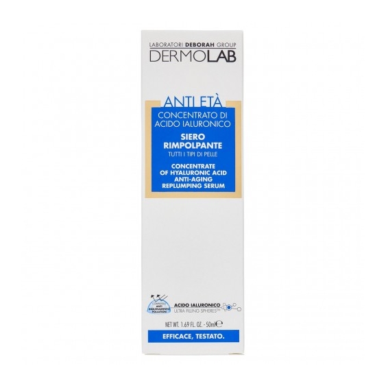 Dermolab Concentrato di Acido Ialuronico - Siero Anti Età Rimpolpante 50 ml