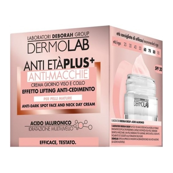 Dermolab Anti Età Plus+ SPF 50 - Crema Viso e Collo Anti-Macchie Effetto Lifting 50 ml