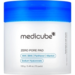 Medicube Zero Pore Pad - 70 Dischetti Esfolianti con Aha e Bha