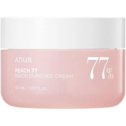 ANUA Peach 77% Niacin Enriched Cream - Crema viso idratante illuminante e uniformante 50 ml