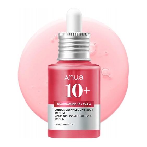 Anua Niacinamide 10 + TXA 4 Serum  Siero Viso Adatto per Macchie Scure 30 ml