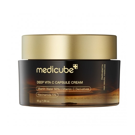 Medicube Deep Vita C Capsule Cream - Crema Viso Illuminante e Idratante 55 gr