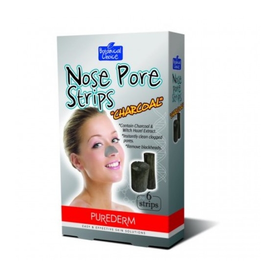 Purederm Nose Pore Strips Charcoal 6 Strisce