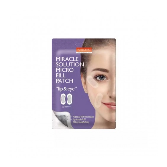 Purederm Miracle Solution Micro Fill - 2 Patches contorno occhi ringiovanente antifatica