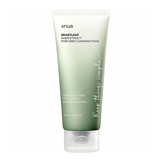 Anua Heartleaf Quercetinol - Schiuma Detergente Purificante Seboregolatrice 150 ml