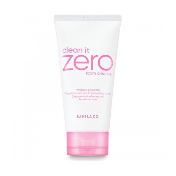 Banila Clean It Zero Foam Cleanser - Mousse Detergente Viso Idratante per tutti i tipi di pelle 150 ml