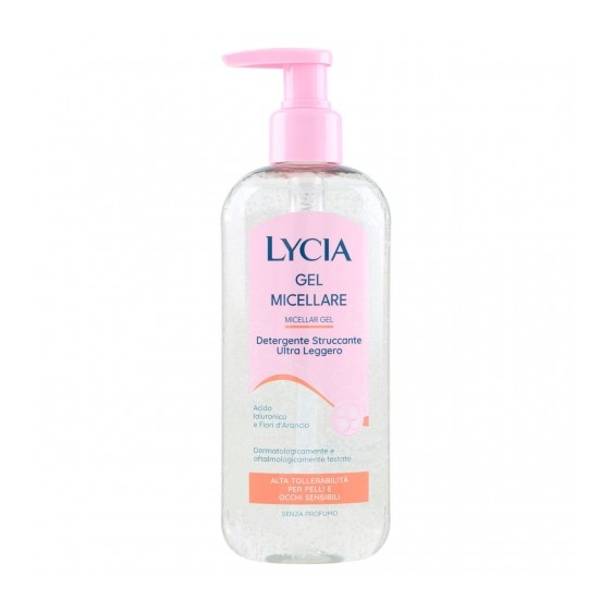 Lycia Gel Micellare - Detergente Struccante Ultra Leggero 250 ml