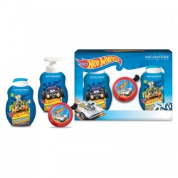 Naturaverde Hot Wheels - Doccia 250 Ml + Sapone Liquido 250 Ml + Campanello Bici