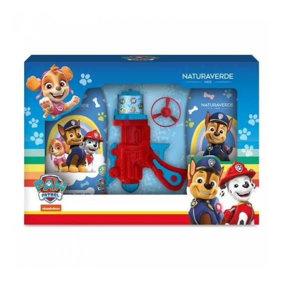 Naturaverde Paw Patrol - Bagnoschiuma + Doccia Shampoo + Pistola Lancia Eliche
