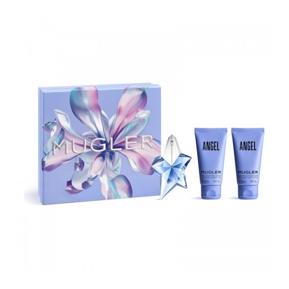 Mugler Angel - Eau De Parfum 25 Ml Vapo + Lozione Corpo 50 Ml + Gel Doccia 50 Ml