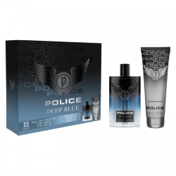 Police Deep Blue For Man - Eau De Toilette 100 Ml + Shower & Shampoo 100 Ml