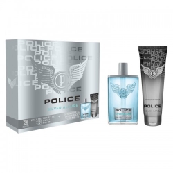 Police Silver Allure - Eau De Toilette Uomo 100 Ml + Shower & Shampoo 100 Ml