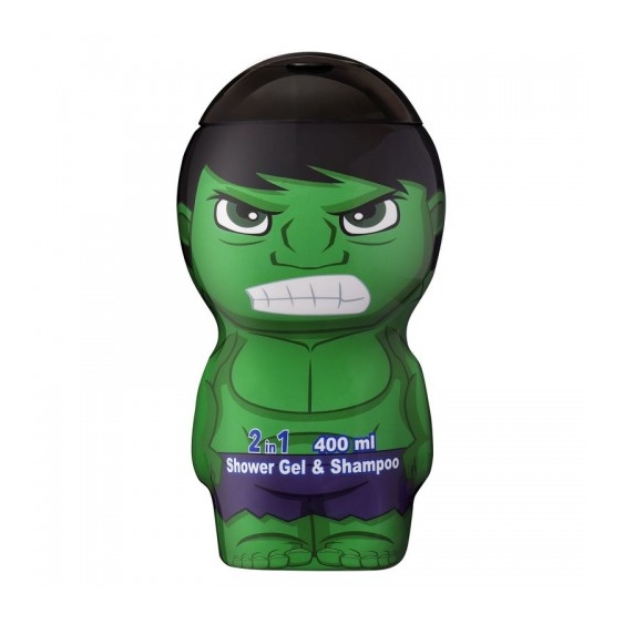 Marvel Hulk - Gel Doccia E Shampoo Per Bambini 400 Ml