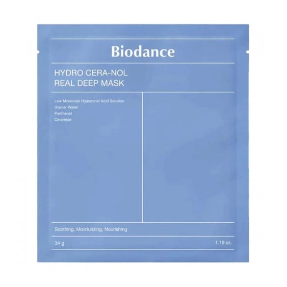 Biodance Hydro Cera-Nol Real Deep Mask - Maschera Lenitiva Illuminante