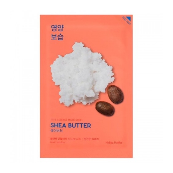 Holika Holika Shea Butter Pure Essence Mask Sheet - Maschera Nutriente Al Burro Di Karite 23 Ml