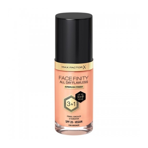 Max Factor Facefinity All Day Flawless - Fondotinta Liquido N. C80 Bronze