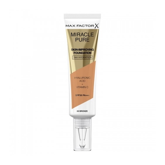 Max Factor Miracle Pure - Fondotinta N. 80 Bronze