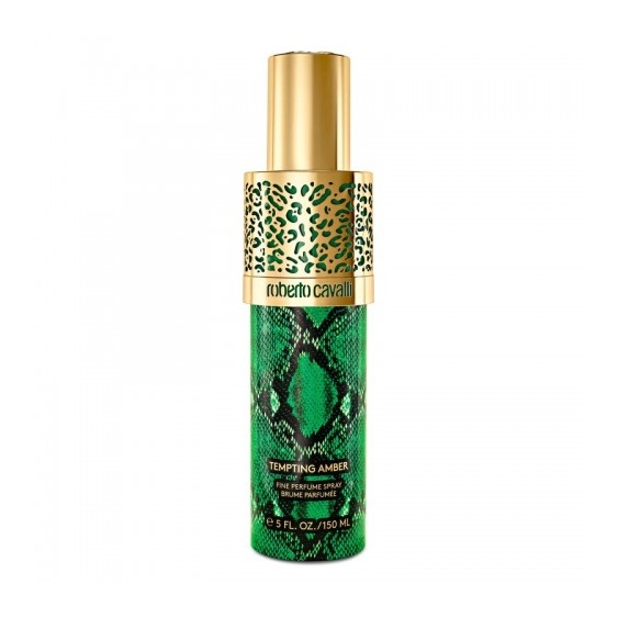 Cavalli Tempting Amber - Fine Perfume Spray Unisex 150 Ml Vapo