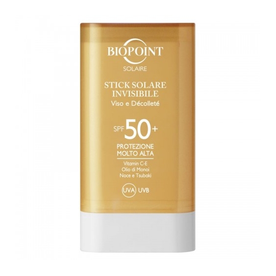 Biopoint Solaire Spf50+ Stick Solare Invisibile Per Viso E Decollete 20 G