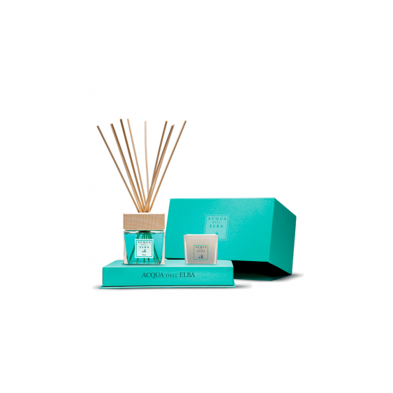 Acqua Dell'Elba Mare - Profumatore Ambiente 200 Ml + Candela Profumata 80 Gr