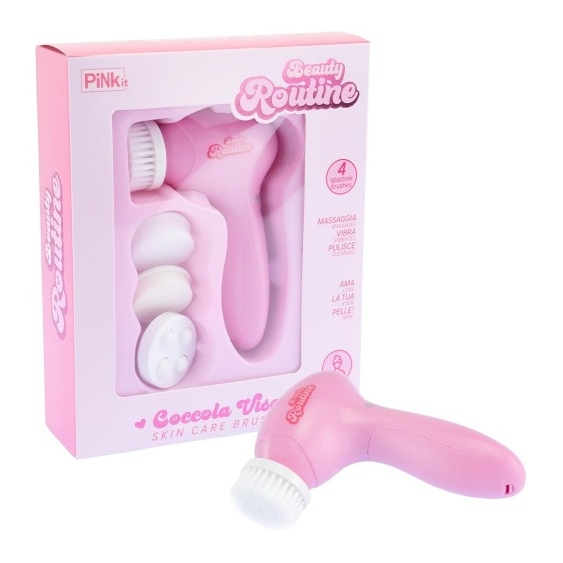 Nice Group Beauty Routine Coccola Viso - Spazzola Elettrica Per Massaggio E Pulizia Profonda