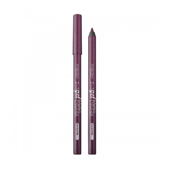 Deborah 2In1 Gel Kajal & Eyeliner - Matita Occhi N. 04 Glitter Burgundy